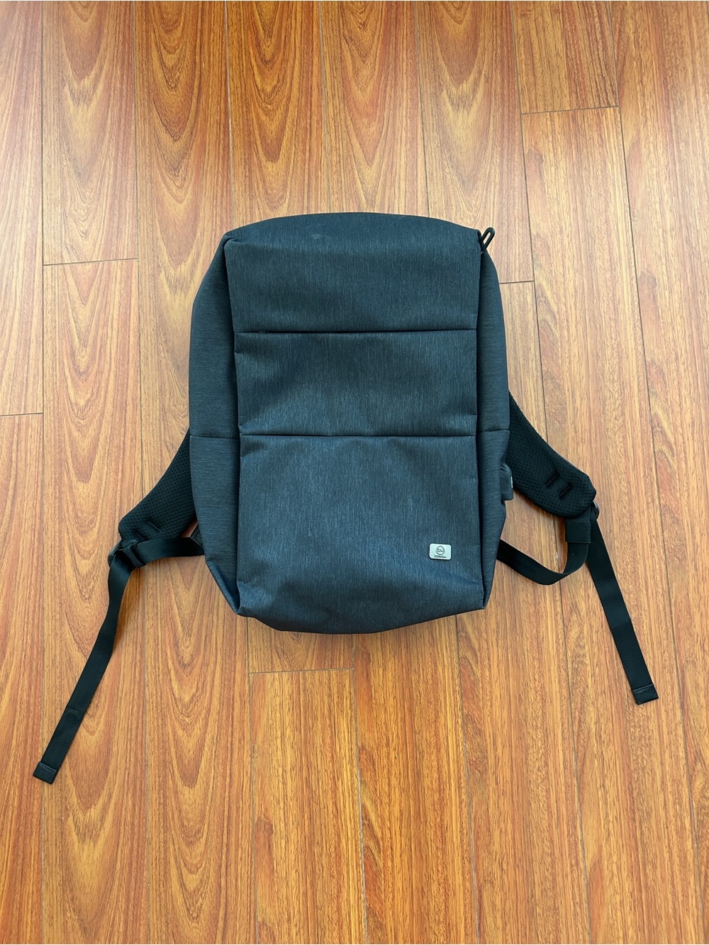 Minimalist and Sleek Black Grey Men's Backpack